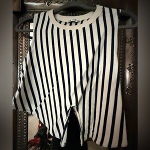 Zara Striped Cropped Top